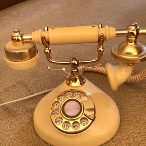 Vintage Regal French Rotary Dial Telephone
